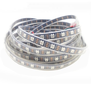 5V WS2812B nero PCB IP67 impermeabile 5M 300LED SMD5050 RGB indirizzabile WS2812 striscia LED - Product Image 2