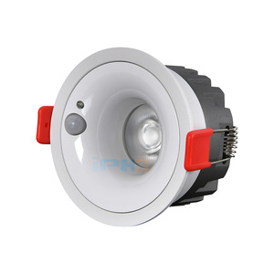 12W 3CCT DALI2 kısılabilir yangın anma alt gömme tavan Led aşağı ışık parlama önleyici PIR Cob Led hareket sensörü downlight - Product Image 2