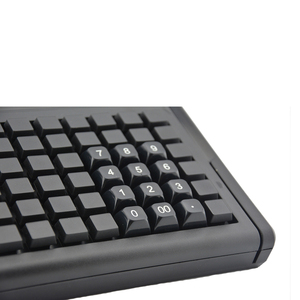 PS/2 + USB Dual Interface Membrane 78 Keys <strong>Programming</strong> POS <strong>Keyboard</strong> with MSR KB78M-S - Product Image 2