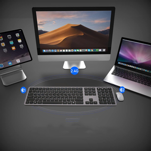 カスタムフルサイズ多言語tastaturドイツ語スウェーデン語キーボードロシア語Bluetoothキーボードコンピューターアラビア語キーボードPC用 - Product Image 3
