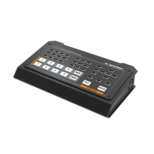 Mini conmutador de video para transmisión de radio y TV con transmisión Ethernet y captura USB
