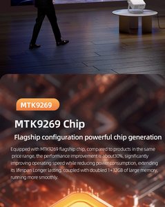 C6 ميني ذكي أندرويد منزلي محمول كامل HD 4K ثلاثي الأبعاد جهاز عرض فيديو <span class=keywords><strong>LED</strong></span> مصابيح LCD مع ميزات أندرويد 9 - Product Image 4