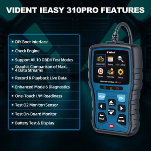 VIDENT iEasy310Pro OBD2读码器增强型EOBD/OBD2扫描仪读码实时数据自动诊断扫描工具 - Product Image 3