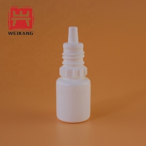 白色LDPE 5毫升10毫升塑料滴眼液容器5CC 10CC医用挤压空滴眼瓶，带滴管和螺帽 - Product Image 5
