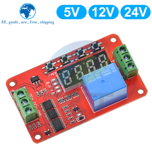 DC 5V 12V 24V 1-Kanal-Relaismodul FRM01 Multifunktionsrelais-Schleifenverzögerungs-Timer-Schalter Selbstsicher nde Timing-Karte - Product Image 3