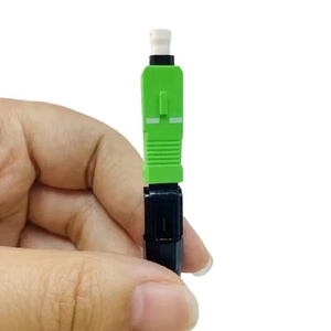Wholesale Fast SC APC Fiber Optic Adaptor Connector Quick SC/UPC Single/Multi Mode Fast Connector FTTH 5db Tx Power GPRS <strong>Network</strong>
