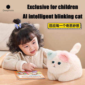Ai đồng hành giáo dục Robot đồ chơi mèo nháy mắt với các tính năng trò chuyện và học tập câu chuyện - Product Image 2
