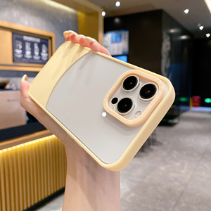 Apple modelleri için yeni lüks 2 in 1 şeker renk anti-sonbahar temizle damla dayanıklı akrilik Tpu telefon kılıfı - Product Image 4
