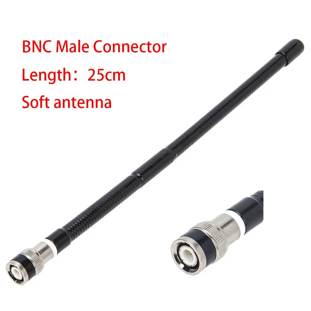 27 MHz Antena de Rádio em Dois Sentidos com Conector BNC Macho para Cobra Midland Uniden Portátil CB 5wRadio Car hand-held Antena