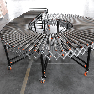 Flexible Assembly Line Telescopic Gravity Roller Conveyor With Easy Operating for <strong>Loading</strong> <strong>Unloading</strong> - Product Image 3