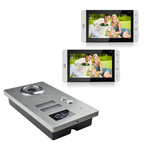 Multi-Apartment 2 Call <strong>Buttons</strong> Video <strong>Intercoms</strong> Indoor Monitor - Product Image 6
