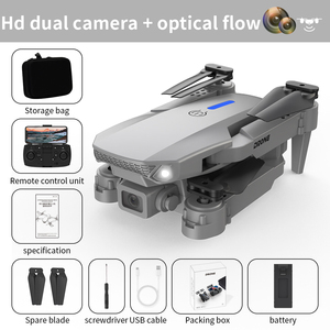 Mini E88 Foldable Drone <strong>WiFi</strong> Remote Control <strong>Toy</strong> with HD Camera Headless Mode and Battery Power - Product Image 3