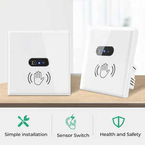 Interruptor de Sensor de movimiento 90-250V PIR Control infrarrojo ON/Off Lámpara Iluminación Detector de inducción infrarrojo inteligente Interruptor de luz de pared inteligente - Product Image 1