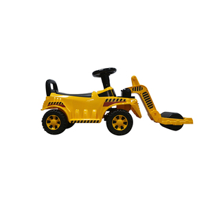 Yellow Music-Equipped Ride-On Plastic Toy <strong>Car</strong> Foot-to-Floor Vehicle with Variety of <strong>Models</strong> for 2-4 Years - Product Image 2