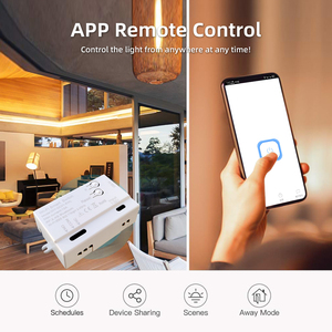 EWelinkWifiスマートスイッチホームオートメーション1CHWiFiリレー5vACDC7-32VスマートランプライトスイッチAlexaWiFiリレー - Product Image 3