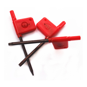 T6 T10 T15 T20สีแดงแบบธงคู่ปุ่มกด Torx - Product Image 1