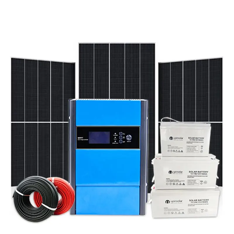 5kW 10kW netz unabhängiges System Solar Mono Solarmodule Home Solar Off Grid System