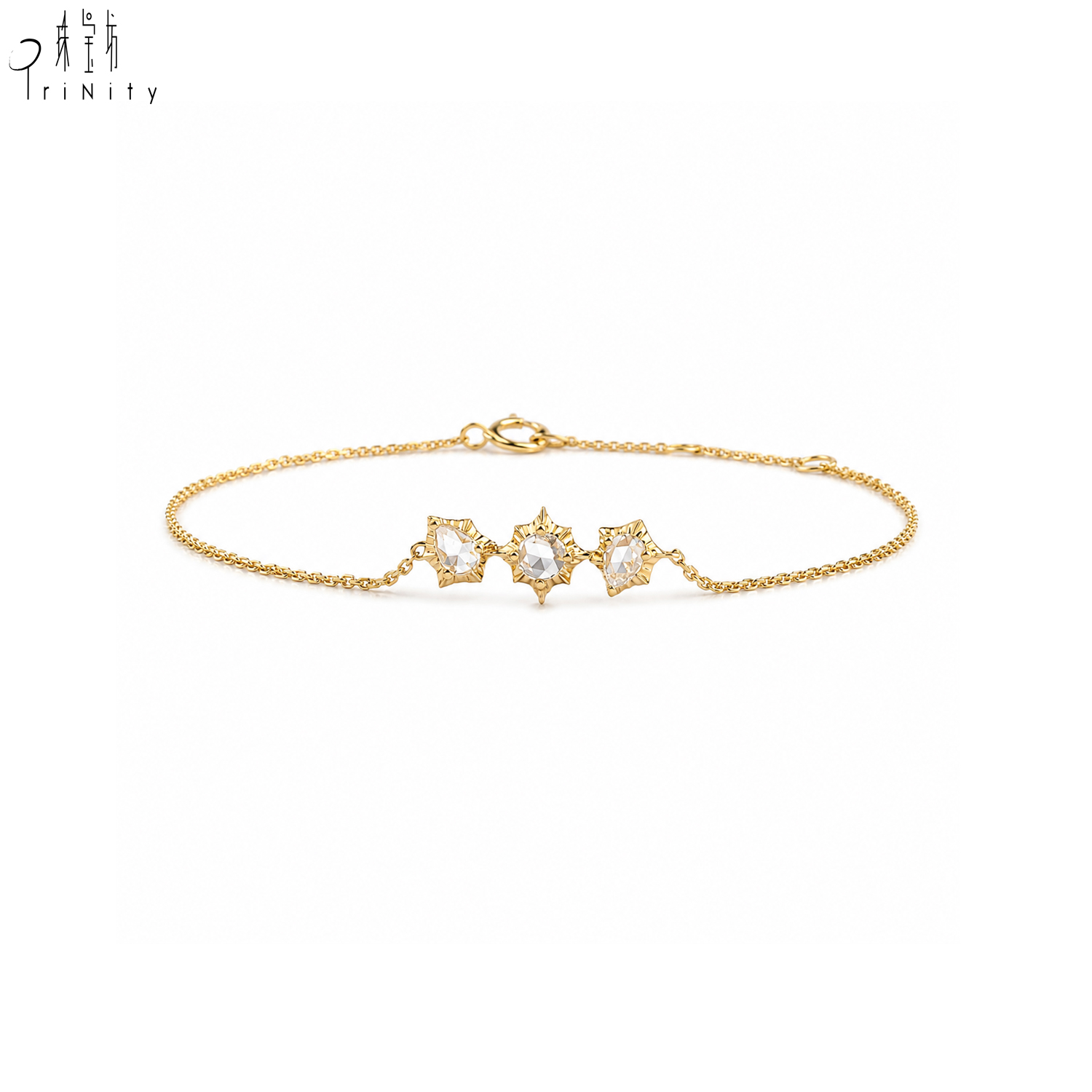 18K Solid Yellow Gold