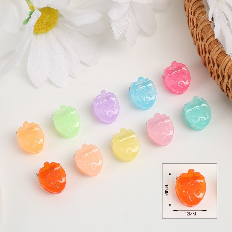 Fraise couleur gelée