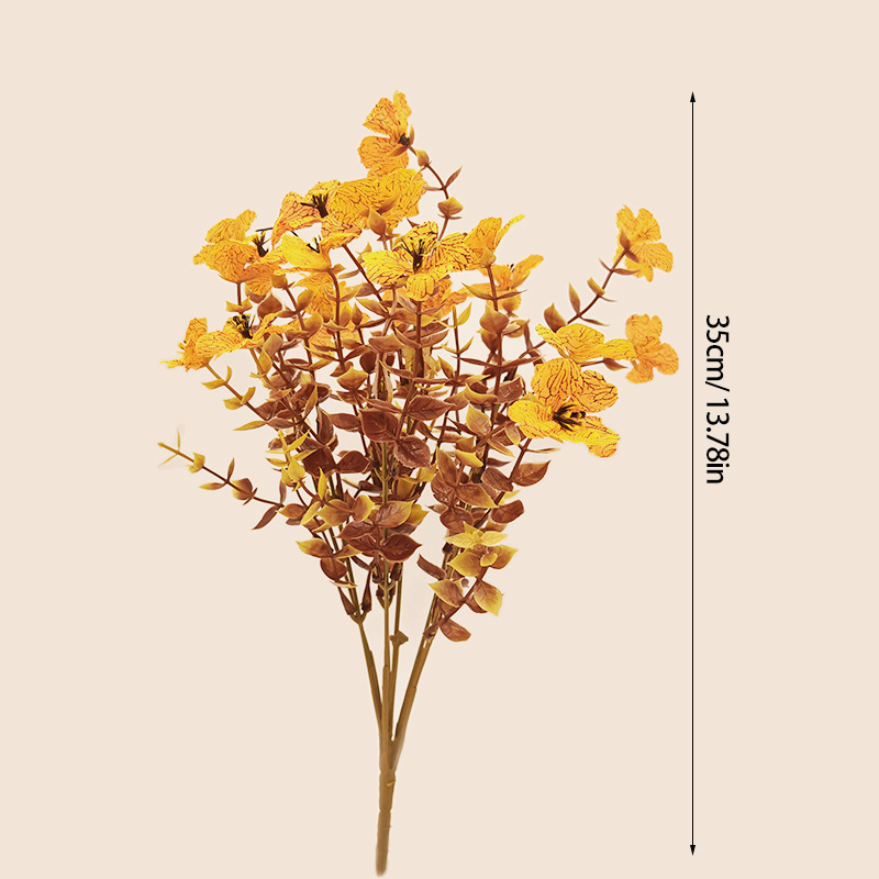 7 forchette marrone eucalipto giallo-viola