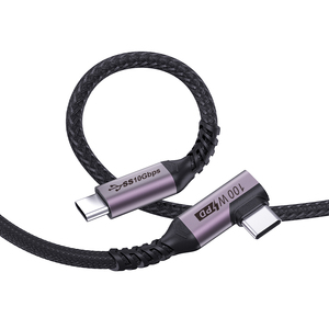 Custom USB 3.0 2.0 or Type C to Type-C or 8 Pin <strong>Data</strong> Cables Mobile Cell Phone 1M 2 3 M Fast Charging Nylon 90 Degrees <strong>Data</strong> Line - Product Image 3