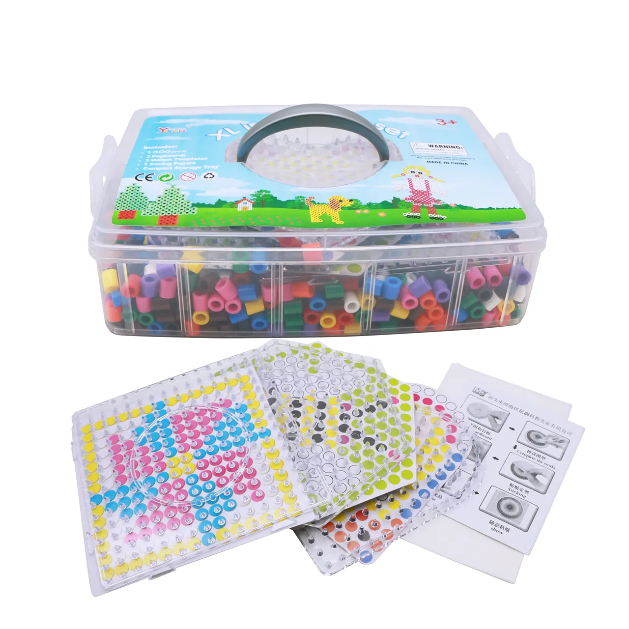 Perle di ferro Intelligenza Giocattolo Gioco Educativo Perline Fai Da Te per I Bambini di Puzzle Del Giocattolo Hama Perline 10 millimetri di Plastica Commercio All'ingrosso Della Cina di Importazione unisex