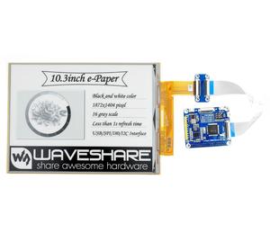 Waves hare 10,3 Zoll flexibles E-Ink-Display HAT IT8951 Controller USB SPI I80-Schnittstelle für Raspberry Pi