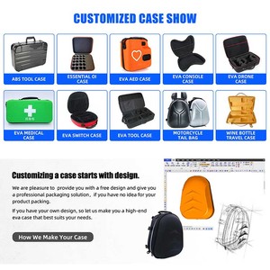 OEM EVA硬壳工具拉链盒，带定制泡沫插入工具组织器，价格便宜，重量轻 - Product Image 4