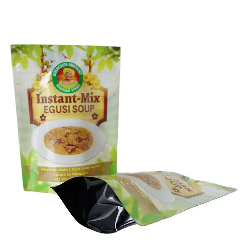 Stand Up Pouch sacchetto di imballaggio per alimenti in salsa di plastica sacchetto di cottura ad alta temperatura sacchetto di storta sterilizzatore resistente