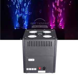 Stage <strong>RGB</strong> <strong>Led</strong> Light Bubble Machine 4 Nozzles Automatic Bubble Machine Spray 4-<strong>5M</strong> DMX Remote Control 20W Vertical Bubble Machine - Product Image 6