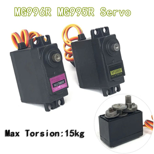 Цифровой сервопривод с высоким крутящим моментом 13 кг 15 кг MG995 MG996R 4,8-7,2 В полностью металлический редуктор для JR автомобиля RC модель вертолета Arduino UNO DIY - Product Image 6