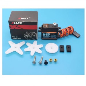 EMAX ES3104 17g metal rc uçak ve rc uçak için rc direksiyon servo - Product Image 2