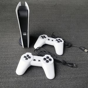 新しいGS5 TVゲームコンソール8ビットゲームボックス200クラシックAV出力GS5レトロビデオミニゲームステーションデュアル有線コントローラー付き