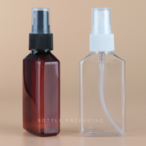 Reizen Grootte Fijne Nevel Spuitfles 50 Ml 2 Oz/60Ml Lege Mini Doorzichtige Plastic Body Mist Aangepaste Tonerspuitflessen Met Deksel - Product Image 6