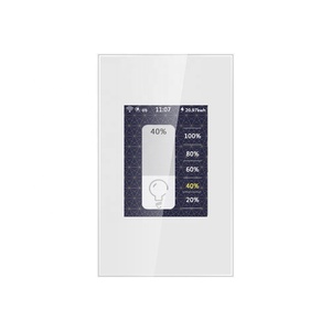 Interruptor de atenuación de pantalla táctil LCD Lanbon US CE FCC interruptor de luz Wifi automatización del hogar inteligente sistema Tuya Smart Life HomeKit - Product Image 1