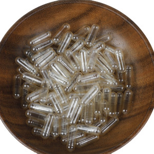 Capsule HPMC vegetariano vegetariano vegetariano capsula di verdure trasparente dimensione trasparente 00 0 1 conchiglie vuote - Product Image 3