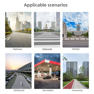 1000mm giallo e nero tubo di acciaio riflettente dissuasore Anti-collisione traffico Post di avvertimento visibile di notte - Product Image 5