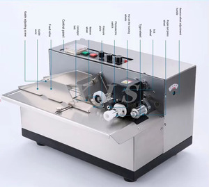 MY-380F Paper Cards Counter Solid Ink Roll Batch Number Expiry Date <strong>Coding</strong> Hot Stamping Machine Papers Empty Bags Sachets - Product Image 6