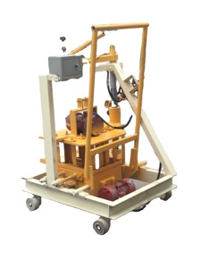 Uso Familiar Movendo Cimento Bloco Oco Fazendo Máquina Máquina De Tijolos Sólidos Máquina De Bloco De Colocação De Ovos à Venda