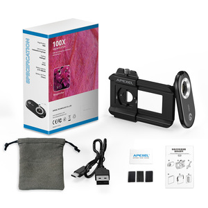 APL-MS100เลนส์กล้องจุลทรรศน์100X พร้อมไฟ LED แสงยูวี - Product Image 6