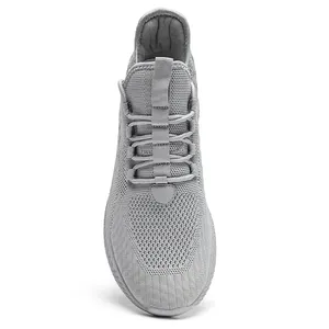 MM13 ZH107 dantel-up Mesh Sneakers erkekler için kaymaz koşu artı boyutu ayakkabı nefes rahat erkek Zapatillas Hombre
