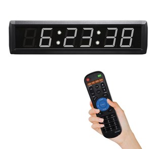 Programmable LED Countdown Digital <strong>Time</strong> 2.<strong>3</strong> Inch Character Height Indoor Use Office Desk Wall <strong>Clock</strong> With Remote Control