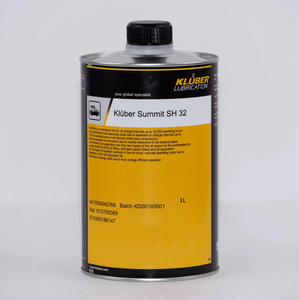 エアコンプレッサーオイルKluber Summit SH 32高負荷オイル噴射スクリュータイプコンプレッサーの潤滑用 - Product Image 2