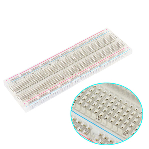 Steck brett 830 Löcher MB102 Transparentes Farb brett Mb102 Experimental Board Geeignet für kleines DIY Kit Raspberry Pi - Product Image 6