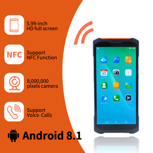 Venta de fábrica Sistema Android de 6 pulgadas PDA Colector de datos móvil Escáner de código de barras NFC QR de mano con pantalla táctil en stock - Product Image 2
