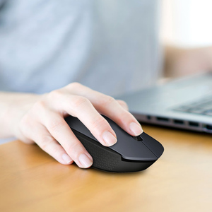 Logitech M170 2.4G Mouse da ufficio ottico senza fili Mouse da gioco USB ergonomico per Mac Laptop Windows orientamento della mano destra 3D - Product Image 5