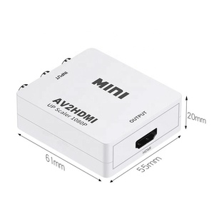 Mini convertidor AV2HDMI compuesto RCA CVBS AV A Adaptador convertidor de HD-MI hasta Scaler 1080P - Product Image 2