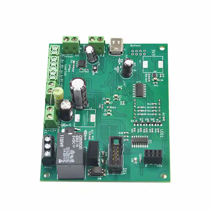 Controle do forno do pcba do pcb da placa de controle do forno da qualidade superior com espessura 0.5oZ do tanoeiro-12oZ