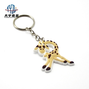 Tianyu Cool 3D Cartoon <strong>Donald</strong> Duck Rubber Keychain Princess Pattern Pendant for Car <strong>Key</strong> Backpack Decoration Wholesale Keychains - Product Image 4
