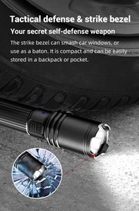 Süper parlak LED kamp feneri 1300lm 18650 yüksek güç taktik fener USB Edc el feneri 10w uzun menzilli güçlü - Product Image 5